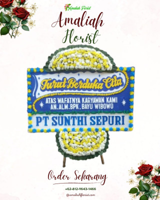 Papan Bunga Duka di Tebing Tinggi Okura